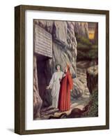 Illustration for Dante's Divine Comedy-Tancredi Scarpelli-Framed Giclee Print