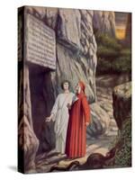 Illustration for Dante's Divine Comedy-Tancredi Scarpelli-Stretched Canvas