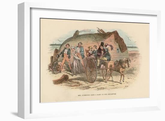 Illustration for David Copperfield-Hablot Knight Browne-Framed Giclee Print