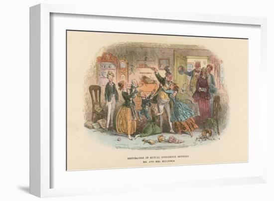 Illustration for David Copperfield-Hablot Knight Browne-Framed Giclee Print