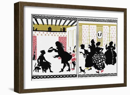 Illustration for Fairy Tale Cinderella-Arthur Rackham-Framed Giclee Print