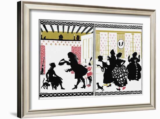 Illustration for Fairy Tale Cinderella-Arthur Rackham-Framed Giclee Print