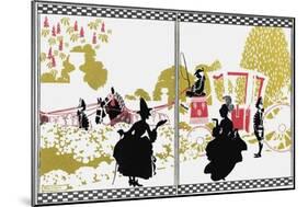 Illustration for Fairy Tale Cinderella-Arthur Rackham-Mounted Giclee Print