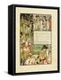 Illustration for Fairy Tale Cinderella-Walter Crane-Framed Stretched Canvas