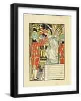 Illustration for Fairy Tale Cinderella-Walter Crane-Framed Giclee Print