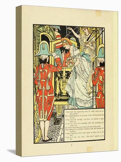 Illustration for Fairy Tale Cinderella-Walter Crane-Stretched Canvas