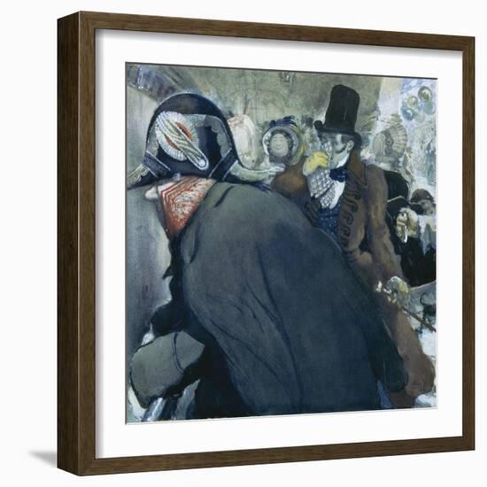 Illustration for Gogol´S Short Story 'Die Nase', 1904-Leon Nikolajewitsch Bakst-Framed Giclee Print