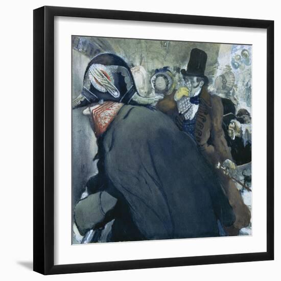 Illustration for Gogol´S Short Story 'Die Nase', 1904-Leon Nikolajewitsch Bakst-Framed Giclee Print