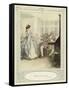 Illustration for Goldsmith's She Stoops to Conquer-Hugh Thomson-Framed Stretched Canvas