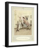 Illustration for Goldsmith's She Stoops to Conquer-Hugh Thomson-Framed Giclee Print