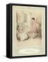 Illustration for Goldsmith's She Stoops to Conquer-Hugh Thomson-Framed Stretched Canvas