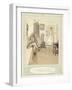 Illustration for Goldsmith's She Stoops to Conquer-Hugh Thomson-Framed Giclee Print