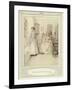 Illustration for Goldsmith's She Stoops to Conquer-Hugh Thomson-Framed Giclee Print