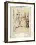 Illustration for Goldsmith's She Stoops to Conquer-Hugh Thomson-Framed Giclee Print