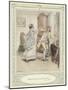 Illustration for Goldsmith's She Stoops to Conquer-Hugh Thomson-Mounted Giclee Print