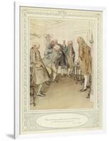 Illustration for Goldsmith's She Stoops to Conquer-Hugh Thomson-Framed Giclee Print