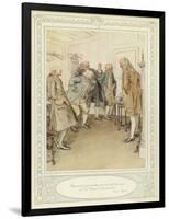 Illustration for Goldsmith's She Stoops to Conquer-Hugh Thomson-Framed Giclee Print