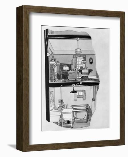 Illustration for Home of a Hundred Comforts Booklet-null-Framed Giclee Print