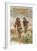 Illustration for Isaac Walton's the Compleat Angler-Peter Jackson-Framed Giclee Print