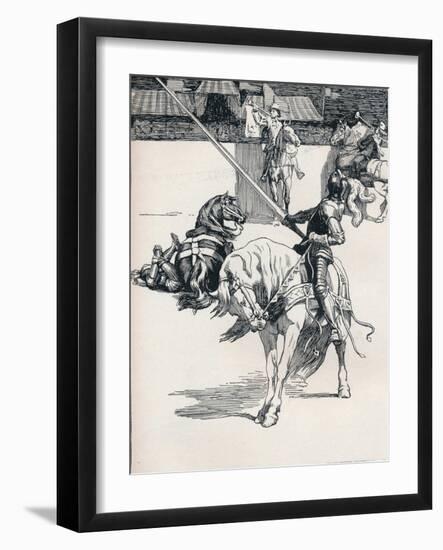 'Illustration for Ivanhoe by Anonymous', c1898-Unknown-Framed Giclee Print