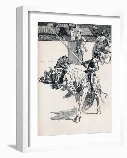 'Illustration for Ivanhoe by Anonymous', c1898-Unknown-Framed Giclee Print