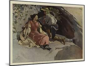 Illustration for Jack and Jill of the Sierras-Bret Harte-Mounted Giclee Print