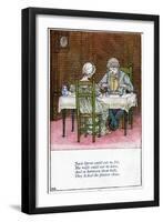 Illustration for Jack Sprat Could Eat No Fat, Kate Greenaway (1846-190)-Catherine Greenaway-Framed Giclee Print