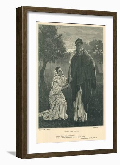 Illustration for Julius Caesar-Henry Marriott Paget-Framed Giclee Print