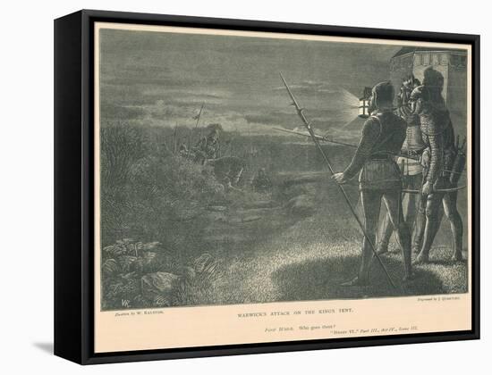 Illustration for King Henry VI, Part III-William Ralston-Framed Stretched Canvas