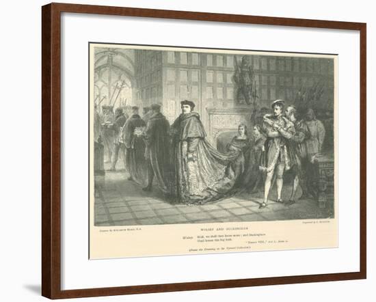 Illustration for King Henry VIII-null-Framed Giclee Print