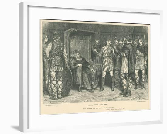 Illustration for King Lear-J.M.L. Ralston-Framed Giclee Print