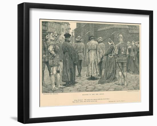 Illustration for King Richard II-J.M.L. Ralston-Framed Giclee Print