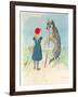 Illustration for 'Little Red Riding Hood' by Charles Perrault (1628-1703)-A. Vimar-Framed Giclee Print