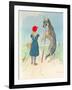 Illustration for 'Little Red Riding Hood' by Charles Perrault (1628-1703)-A. Vimar-Framed Giclee Print