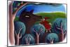 Illustration for Little Red Riding Hood (Pastel)-Patrizia La Porta-Mounted Giclee Print