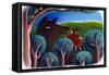 Illustration for Little Red Riding Hood (Pastel)-Patrizia La Porta-Framed Stretched Canvas