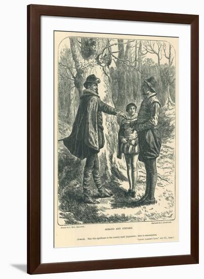 Illustration for Love's Labour's Lost-J.M.L. Ralston-Framed Giclee Print