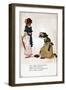 Illustration for Lucy Locket, Lost Her Purse, Kate Greenaway (1846-190)-Catherine Greenaway-Framed Giclee Print