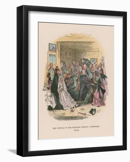 Illustration for Martin Chuzzlewit-Hablot Knight Browne-Framed Giclee Print