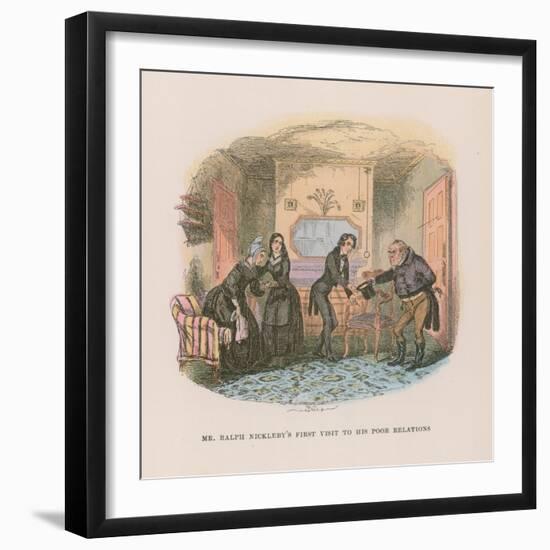 Illustration for Nicholas Nickleby-Hablot Knight Browne-Framed Giclee Print