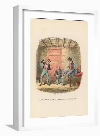 Illustration for Oliver Twist-George Cruickshank-Framed Giclee Print