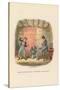 Illustration for Oliver Twist-George Cruickshank-Stretched Canvas