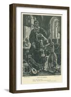 Illustration for Othello-Charles Gregory-Framed Giclee Print