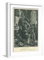 Illustration for Othello-Charles Gregory-Framed Giclee Print