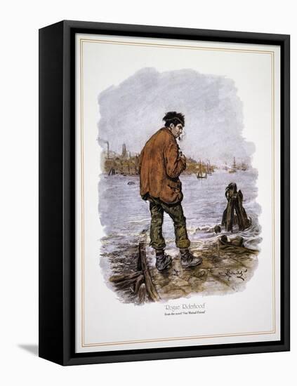 Illustration for Our Mutual Friend-Charles Dickens-Framed Stretched Canvas