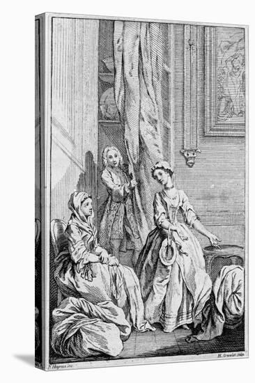Illustration for 'Pamela', by Samuel Richardson, 1742-Hubert Francois Gravelot-Stretched Canvas