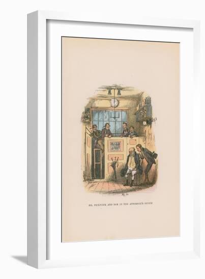 Illustration for Pickwick Papers-Hablot Knight Browne-Framed Giclee Print