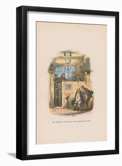 Illustration for Pickwick Papers-Hablot Knight Browne-Framed Premium Giclee Print