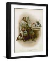 Illustration for Robinson Crusoe-Joseph Finnemore-Framed Giclee Print