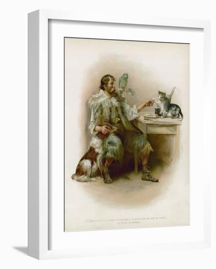 Illustration for Robinson Crusoe-Joseph Finnemore-Framed Giclee Print